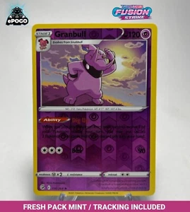 Granbull 116/264 Reverse Holo Pokemon TCG: Fusion Strike Card MINT SHIPPED TODAY - Picture 1 of 2