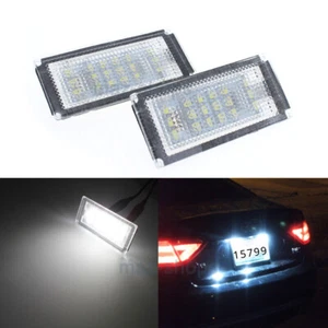 2Pcs White LED License Plate Lights Kit For BMW 3 Series E46 2D 2004-2006 - Picture 1 of 9