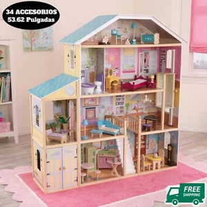 Casa De Muñecas Con 34 Accesorios Incluidos Mansión Majestuosa Para Muñecas - Bild 1 von 12