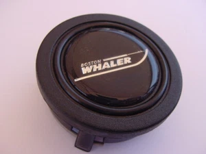 BOSTON WHALER BOAT STEERING WHEEL CENTER CAP & EMBLEM NEW 2" ID // 2-1/4 TOP - Picture 1 of 4