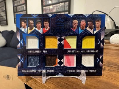 Juego LEAF TRINITY GR8EST 2025 usado/25 Messi Pelé Yamal Haaland Ronaldo Maradona Foto 1 de 2