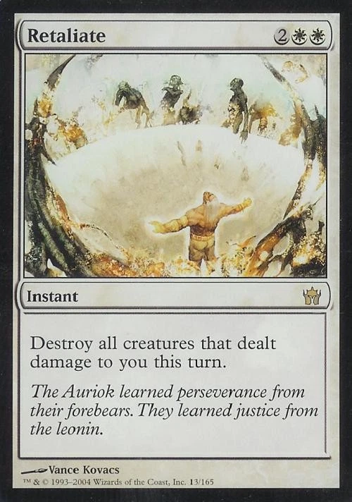 Retaliate - Medium Play MTG Fifth Dawn - Image 1 of 1