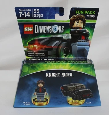 LEGO Dimensions: Knight Rider Fun Pack con KITT (71286) Nuevo y Sellado de Fábrica Foto 1 de 4