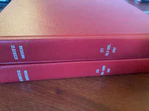 SCIENTIFIC AMERICAN magazine - bound volumes (1997) - 2 volumes (Ex-Library) - Picture 1 of 4