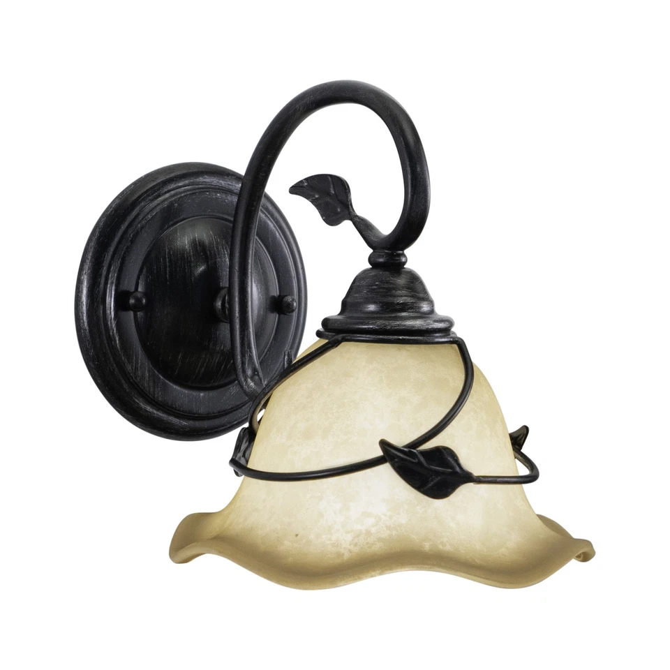 Бра для ванной Vaxcel Lighting VL38841 Vine 1 лампа - 9,63 - сланец масляный - Изображение 1 из 4