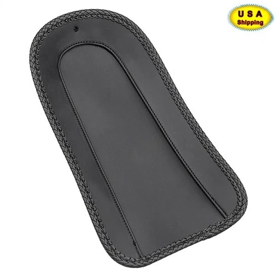 Guardabarros trasero de cuero PU negro babero asiento individual cuero para Honda VTX1800R 02-2008 Foto 1 de 4