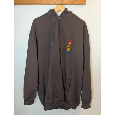 CHRISTIAN AUDIGIER Sudadera con Capucha Marrón Bordado Corona Logo 3X Plus Foto 1 de 4