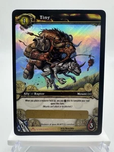 Tarjeta de botín pequeña sin usar (juguete) de World of Warcraft TCG - Imagen 1 de 1