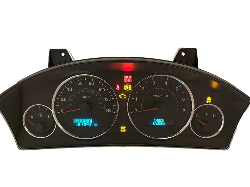 Приборная панель спидометра 06 Jeep Commander датчики приборной панели 181 343 мили - Изображение 1 из 3