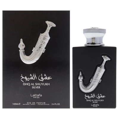 Pride Ishq Al Shuyukh Plata por Lattafa para Unisex - 3.4 OZ eau de parfum spray Foto 1 de 4