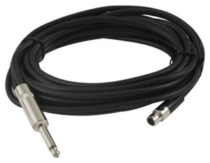 H5 Harmonica Mic Cable - 15 Foot Mini XLR to 1/4" Phone Plug - Picture 1 of 1