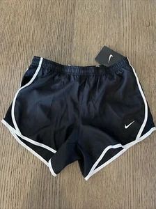 Nike Big Girl's (Kids) Black Dri-FIT Tempo Running Shorts Size Medium NWT - Picture 1 of 1