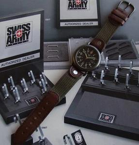 SWISS ARMY~Lady CAVALRY Watch~GunMetal PVD Treatment~Military Grade~OEM Strap~EX - Picture 1 of 11