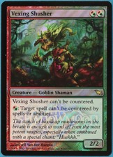 Vexing Shusher (Release Promo) FOIL Shadowmoor NM Rare CARD (171543) ABUGames