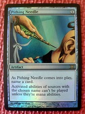 MtG Foil PITHING NEEDLE 338/383 10th Edition 10E Ships WORLDWIDE Magic SP+/NM-