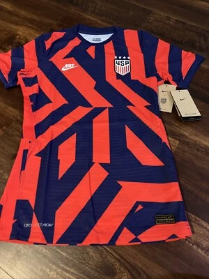 Nueva Camiseta Nike Mujer Equipo EE. UU. Fútbol Vapor Match Auténtica Talla Pequeña Roja $169 Foto 1 de 4