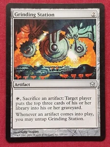 Magic The Gathering FIFTH DAWN GRINDING STATION artifact card MTG - Picture 1 of 2