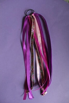 Lenkerfransen für der Kinderfahrrad / Laufrad, bunte Bänder, Quasten, Woom - Bild 1 von 4