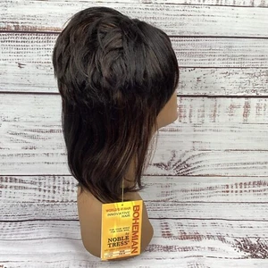 Dior #F1B/30 Black & Brown Womens Punk Mullet Wig Classic Cap Synthetic - Picture 1 of 7