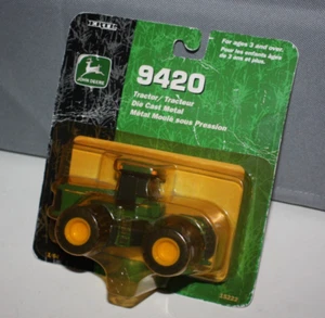 Vintage ERTL John Deere 9420 Tractor 1/64 Diecast with Triple Wheels - 15222 - Picture 1 of 11
