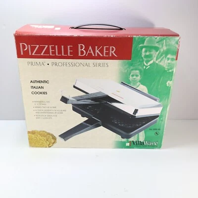 VILLAWARE PIZZELLE BAKER Máquina de Galletas Italiana 5000 Prima Profesional CAJA ABIERTA Foto 1 de 4
