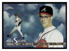 Greg Maddux 1998 Topps Chrome MS7   Milestones Refractors