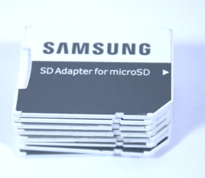 Samsung MicroSD (Micro SD ) To SD HC SDHC Memory Card Adapter Reader (QTY 8) - Image 1 of 4