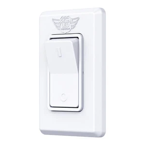 Single 1 Gang On-Off 12V White Light Switch -RV Camper Trailer Marine Boat 12 V - Bild 1 von 9