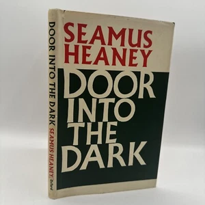 SIGNED 1969 1st Ed Nobel Prize Seamus Heaney Door Into The Dark Dust Jacket - Picture 1 of 13