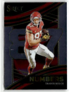 Travis Kelce 2023 Panini Select #NMB-TKE Select Numbers - Imagen 1 de 2