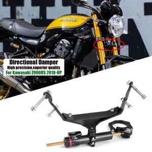 Motorcycle Steering Damper For Kawasaki Z900RS 2018-2024 Stabilizer Mount Kit - Picture 1 of 18