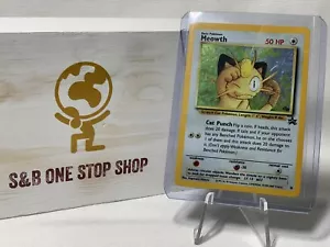 Meowth 10 (Game Boy Promo) - Wizards Black Star Promo - Pokemon TCG Wizards - Picture 1 of 9