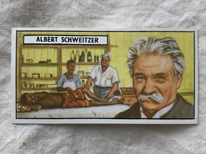 1966 Lyons Maid Famous People #4 Albert Schweitzer M3