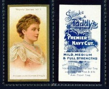 1 x ROYALTY SERIES – No.7 – PRINCESS LOUISE DUCHESS OF ARGYLE – TADDY & CO 1903