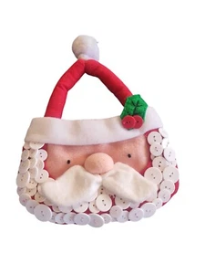 Vintage Santa Claus Purse Rare And Unique 7x12 - Picture 1 of 6
