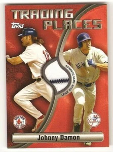 2006 Topps Trading Places JOHNNY DAMON GU Jersey Relic - Picture 1 of 1