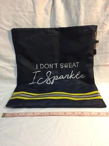 Macy's Beauty Box "I Don't Sweat, I Sparkle" Makeup Set w/ Drawstring Sack - Picture 1 of 10