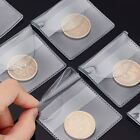 20pcs Semi-circle Coin Protector Pouch PVC Pocket Coin Sleeves  Jewelry