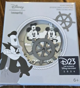 2024 DISNEY D23 EXPO LOUNGEFLY EXCLUSIVE STEAMBOAT MICKEY MINNIE MOUSE PIN /500 - Picture 1 of 2