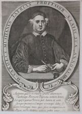 Carolus Musitanus (1635-1714) Portrait Copperplate IN Oval (Approx. 1700)