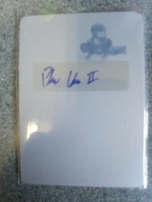 Philip Clarke 2016 Leaf Perfect Game National Cyan Printing Plate Autograph #pa