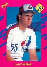 1990 Classic Update #T16 Larry Walker RC Montreal Expos HOF