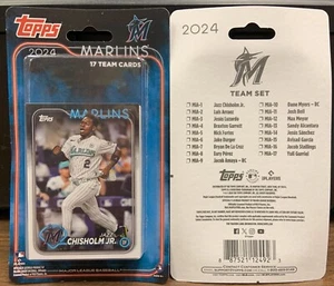 2024 TOPPS MIAMI MARLINS TEAM SET CHISHOLM DE LA CRUZ MYERS AMAYA GURRIEL ARRAEZ - Photo 1/1