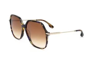 Victoria Beckham VB631S 418 HAVANA BLUE 60/14/140 WOMAN Sunglasses