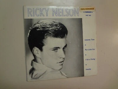 RICKY NELSON: Lonesome Town +3-South Africa 7" 1960 Renown NEP. 802 EP PCV - Image 1 of 4