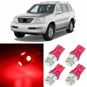 Paquete de 19 luces LED interiores ultra rojas para Lexus GX470 2003 - 2009 + herramienta - Imagen 1 de 10