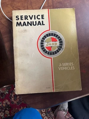 Jeep manual de servicio serie J camioneta camioneta camioneta J2000-J3000 Foto 1 de 3