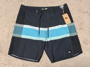 Quicksilver Highline Arch 19" Charcoal Board Shorts Men Size 34 x 19 - Picture 1 of 5