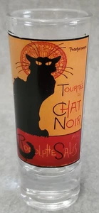 Tournee du Chat Noir Gato Negro Alto Shot Glass Avant Garde 4" - Imagen 1 de 4