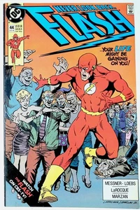 FLASH 'never Look Back' #44 VOL. 2 DC COMIC BOOK 1990 - Picture 1 of 3